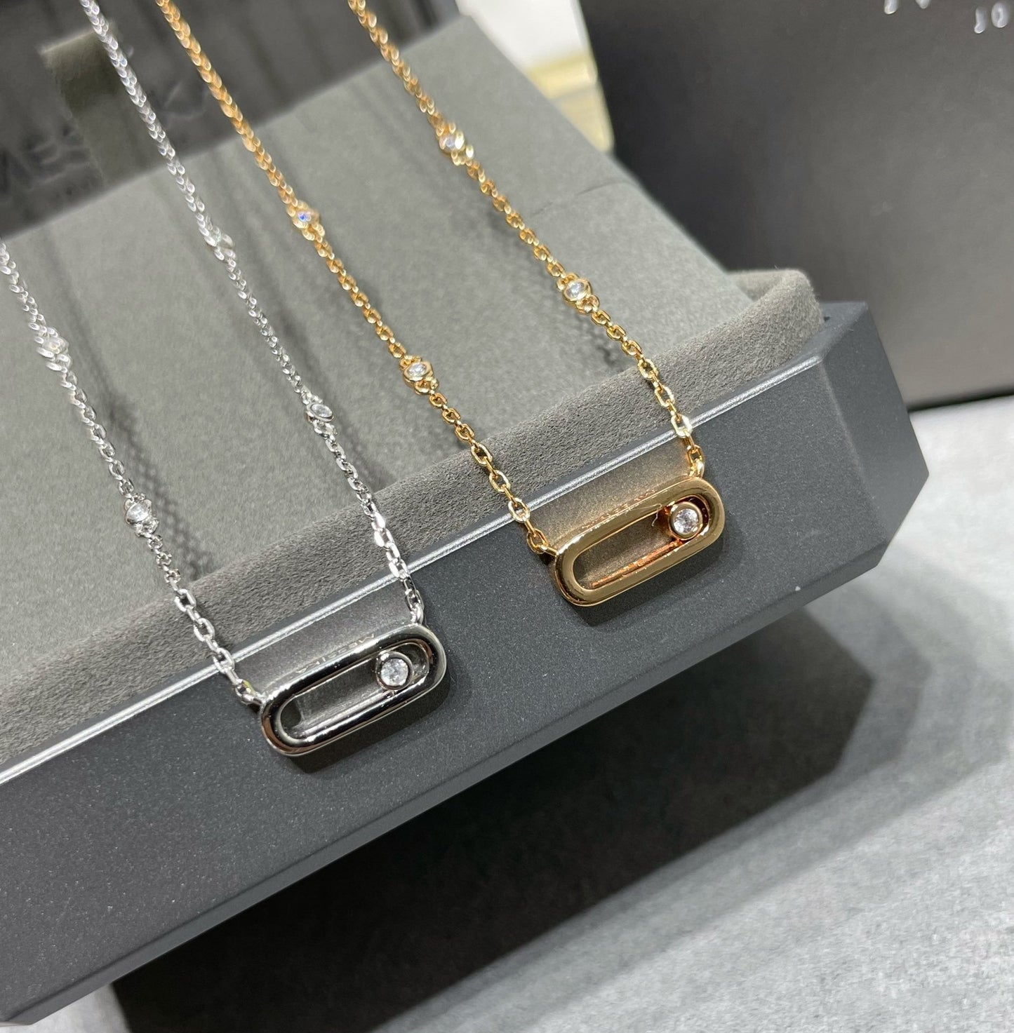 [Lume Jewels]MOVE UNO DIAMOND NECKLACE