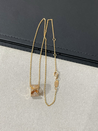 ¡®Lume Jewels¡¯LIENS EVIDENCE DIAMOND PAVED NECKLACE