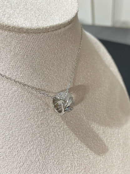 ¡®Lume Jewels¡¯LIENS EVIDENCE DIAMOND PAVED NECKLACE