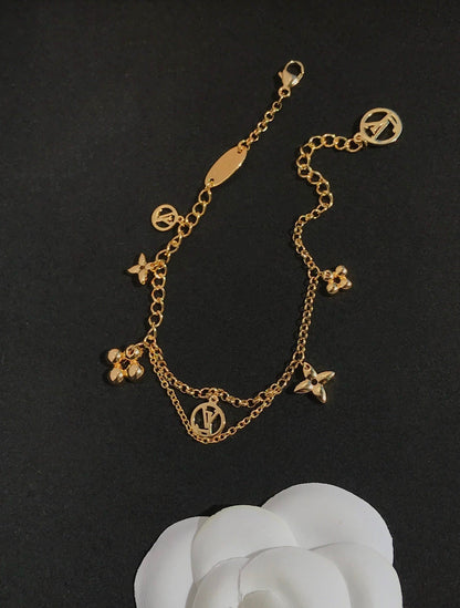 ¡®Lume Jewels¡¯BLOOMING PINK GOLD MOP BRACELET