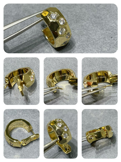 ¡®Lume Jewels¡¯BEE LOVE DIAMOND HOOP EARRINGS