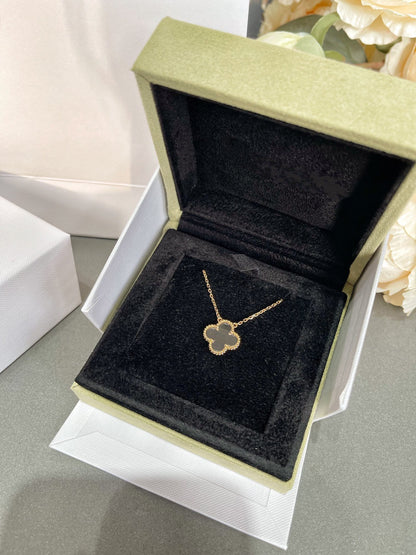 ¡®Lume Jewels¡¯CLOVER ROCK CRYSTAL ROSE GOLD NECKLACE