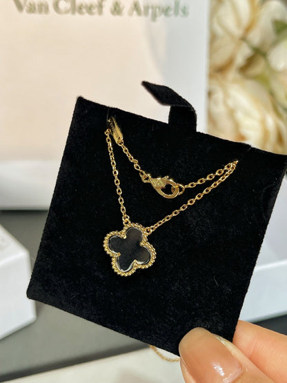 ¡®Lume Jewels¡¯CLOVER ROCK CRYSTAL ROSE GOLD NECKLACE