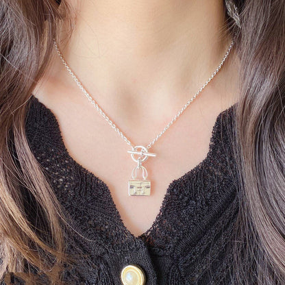 ¡®Lume Jewels¡¯CONSTANCE PEDANT SILVER NECKLACE
