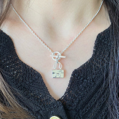 ¡®Lume Jewels¡¯CONSTANCE PEDANT SILVER NECKLACE