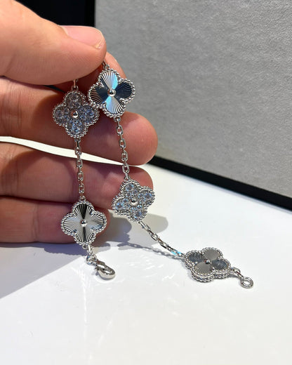 [Lume Jewels]New  CLOVER 5 MOTIF LASER BRACELET COLLECTION