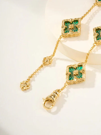 [Lume Jewels]B.C.L ENAMELED Five-Flower Bracelet£¨Various Colors)