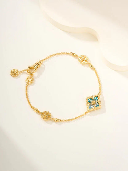 [Lume Jewels]B.C.L ENAMELED One-Flower Bracelet£¨Various Colors)
