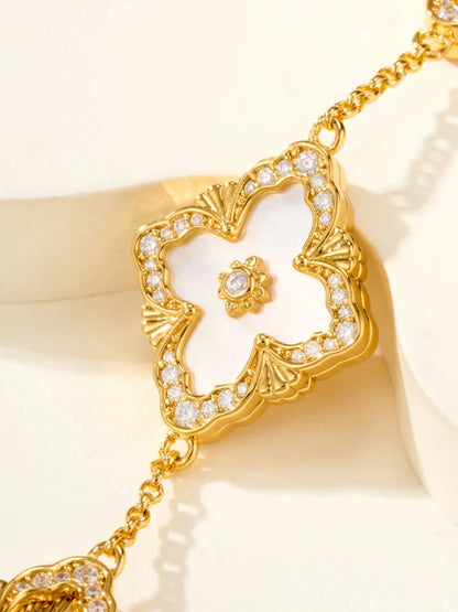 [Lume Jewels]B.C.L ENAMELED Five-Flower Bracelet£¨Various Colors) BIG SIZE