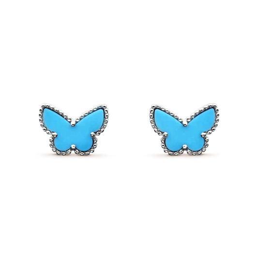 ¡®Lume Jewels¡¯BUTTERFLY TURQUOISE EARRINGS SILVER