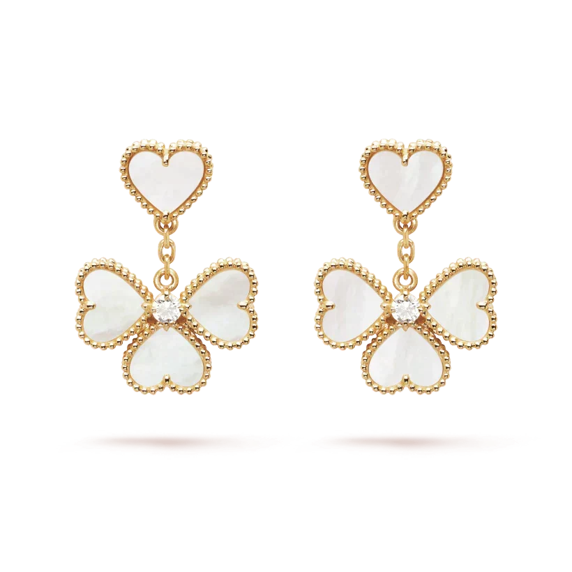 ¡®Lume Jewels¡¯CLOVER SWEET WHITE MOP EARRINGS