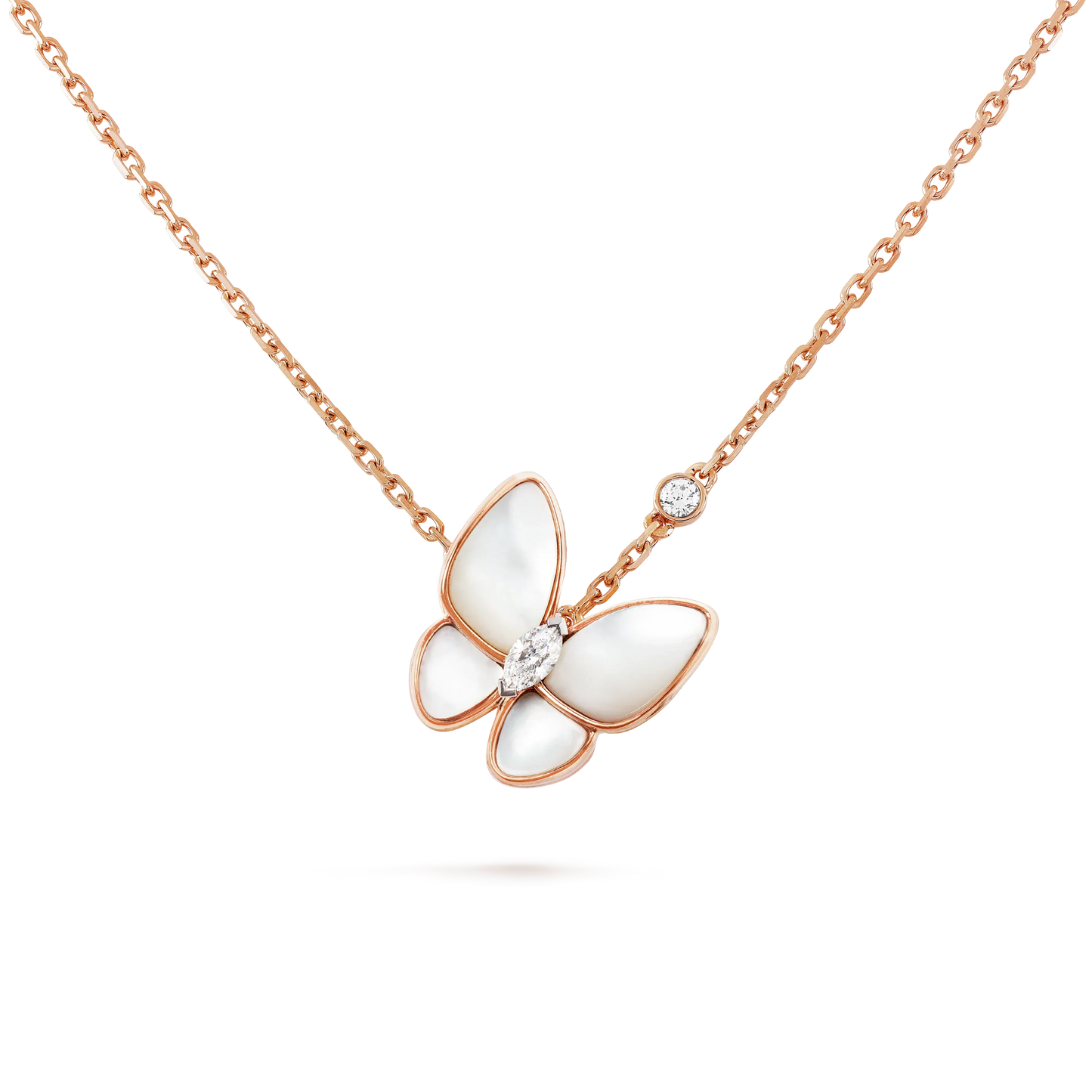 ¡®Lume Jewels¡¯BUTTERFLY MOP DIAMOND NECKLACE