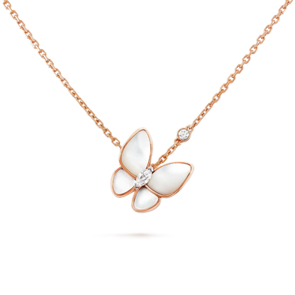¡®Lume Jewels¡¯BUTTERFLY MOP DIAMOND NECKLACE