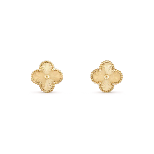¡®Lume Jewels¡¯CLOVER MINI 9.5MM LASER EARRINGS