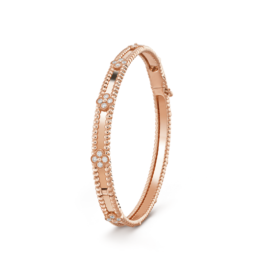 ¡®Lume Jewels¡¯CLOVER BRACELET 4MM DIAMONDS