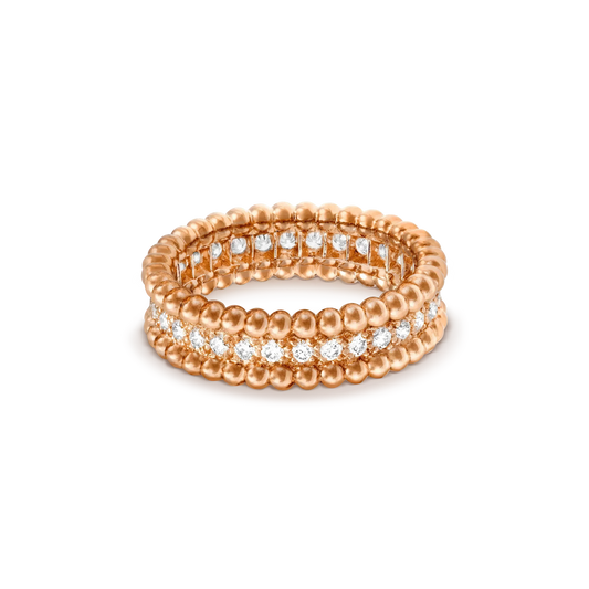 ¡®Lume Jewels¡¯PERLEE DIAMOND ROSE GOLD RING