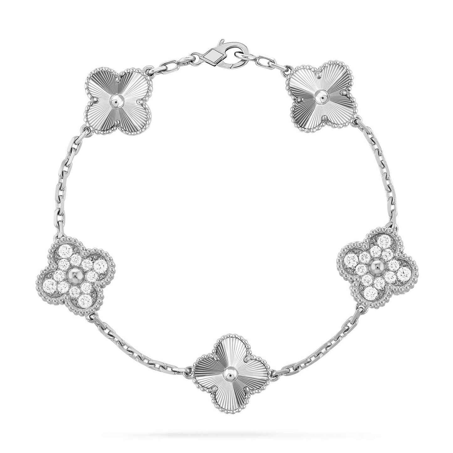 [Lume Jewels]New  CLOVER 5 MOTIF LASER BRACELET COLLECTION