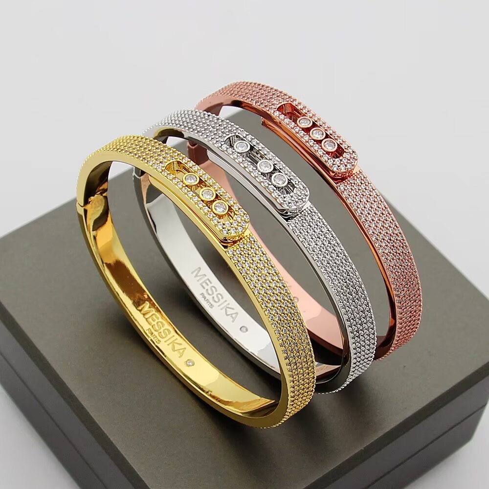 [Lume Jewels]Move Noa Full Pavé Diamond Bangle Bracelet