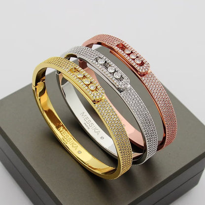 [Lume Jewels]Move Noa Full Pavé Diamond Bangle Bracelet