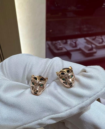 [Lume Jewels] CHRRTAH-PRINT STUD EARRINGS, THREE COLORS
