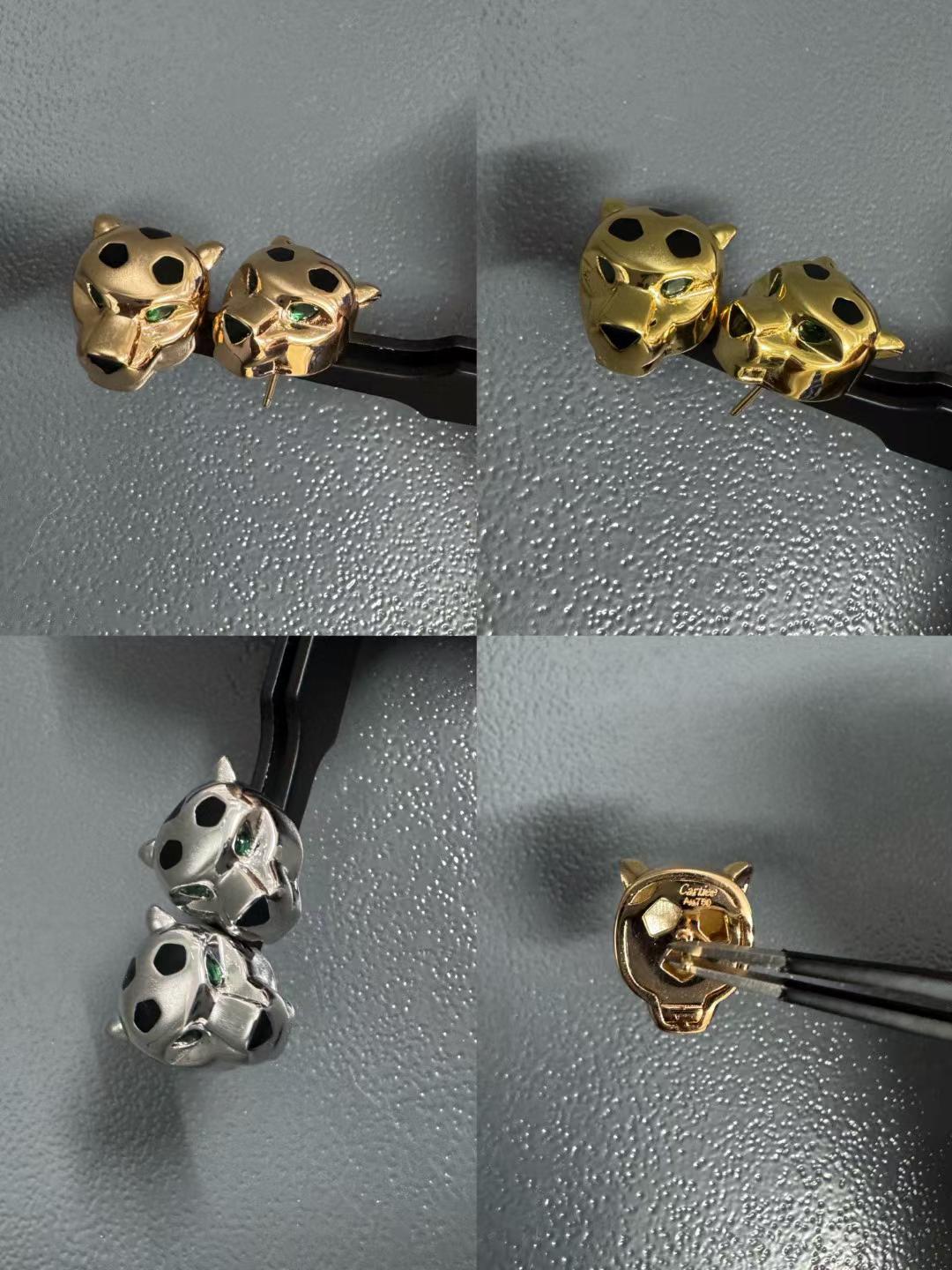 [Lume Jewels] CHRRTAH-PRINT STUD EARRINGS, THREE COLORS
