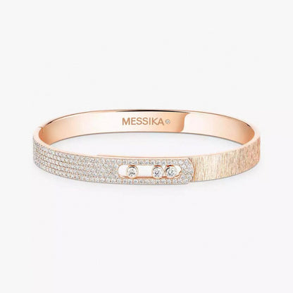 [Lume Jewels] 2026 BRAND-NEW FROSTED BRACELET WITH DIAMONDS THREE COLORS