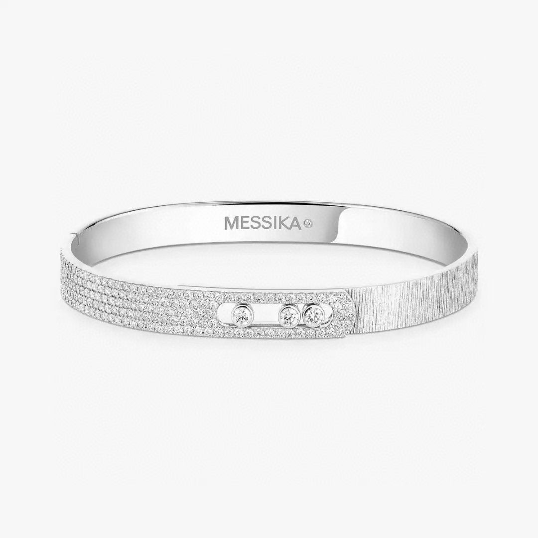 [Lume Jewels] 2026 BRAND-NEW FROSTED BRACELET WITH DIAMONDS THREE COLORS