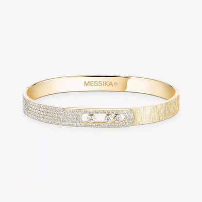 [Lume Jewels] 2026 BRAND-NEW FROSTED BRACELET WITH DIAMONDS THREE COLORS