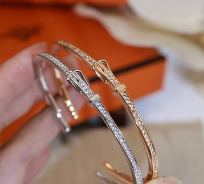 [Lume Jewels] DIAMOND-ENCRUSTED BRACELET THREE COLORS