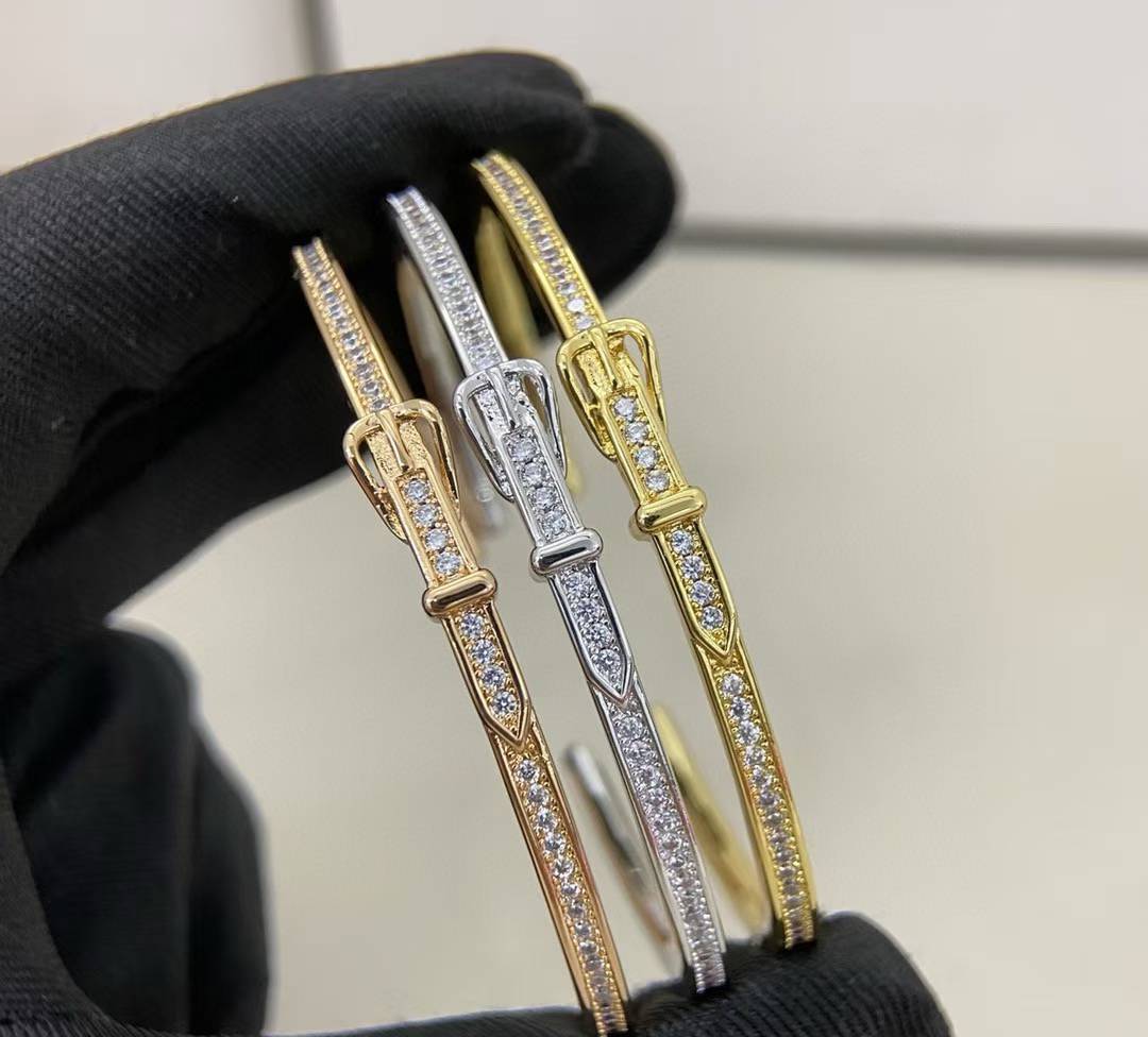 [Lume Jewels] DIAMOND-ENCRUSTED BRACELET THREE COLORS