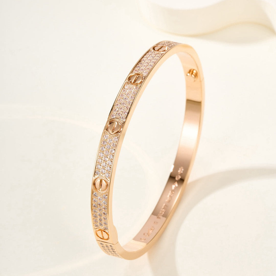 ¡®Lume Jewels¡¯LOVE BRACELET 4.8MM DIAMOND-PAVED