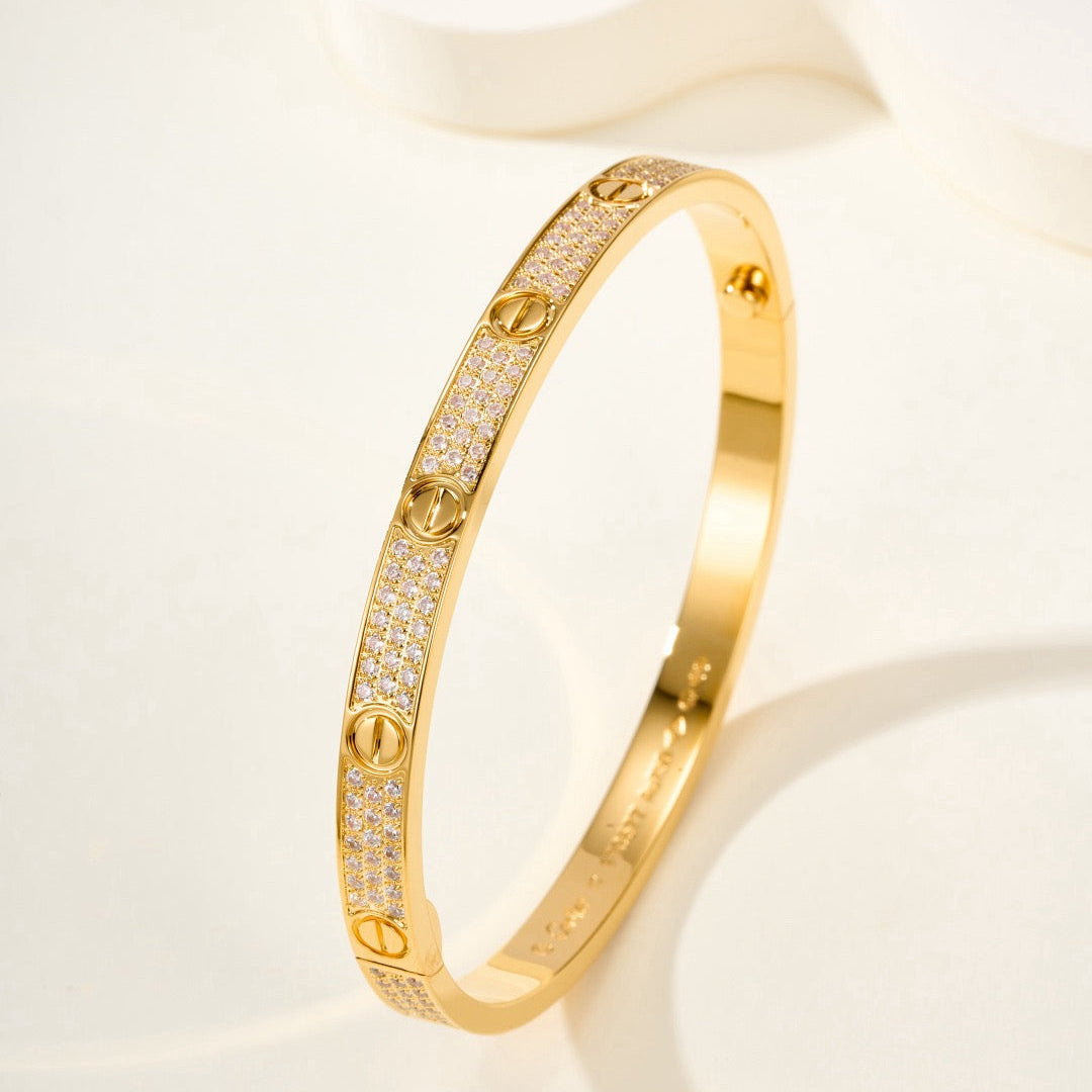 ¡®Lume Jewels¡¯LOVE BRACELET 4.8MM DIAMOND-PAVED