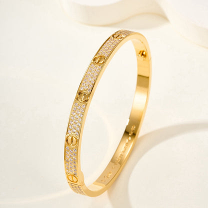 ¡®Lume Jewels¡¯LOVE BRACELET 4.8MM DIAMOND-PAVED