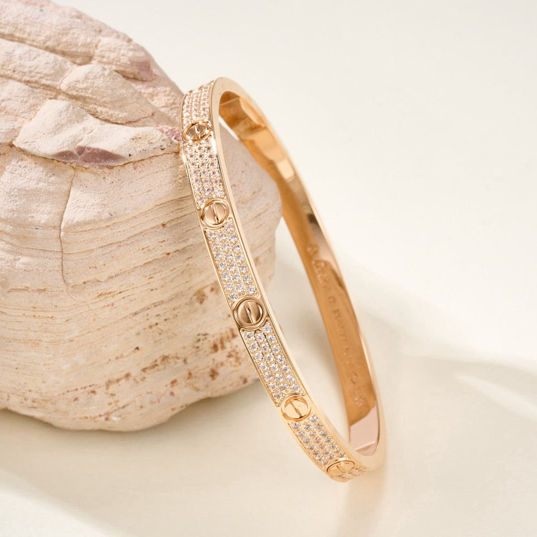 ¡®Lume Jewels¡¯LOVE BRACELET 4.8MM DIAMOND-PAVED
