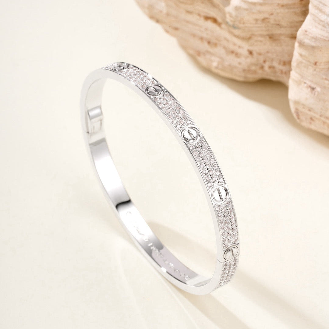 ¡®Lume Jewels¡¯LOVE BRACELET 4.8MM DIAMOND-PAVED