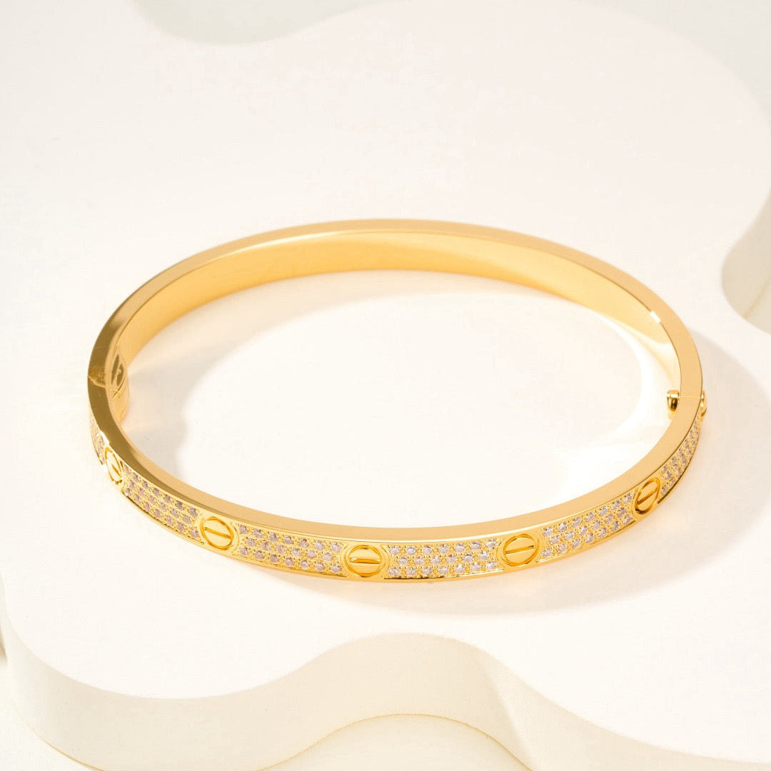 ¡®Lume Jewels¡¯LOVE BRACELET 4.8MM DIAMOND-PAVED