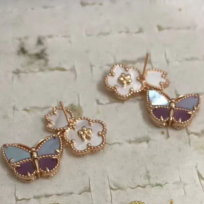 [Lume Jewels]26 NEW CLOVER LUCKY LIGHT PURPLE SET