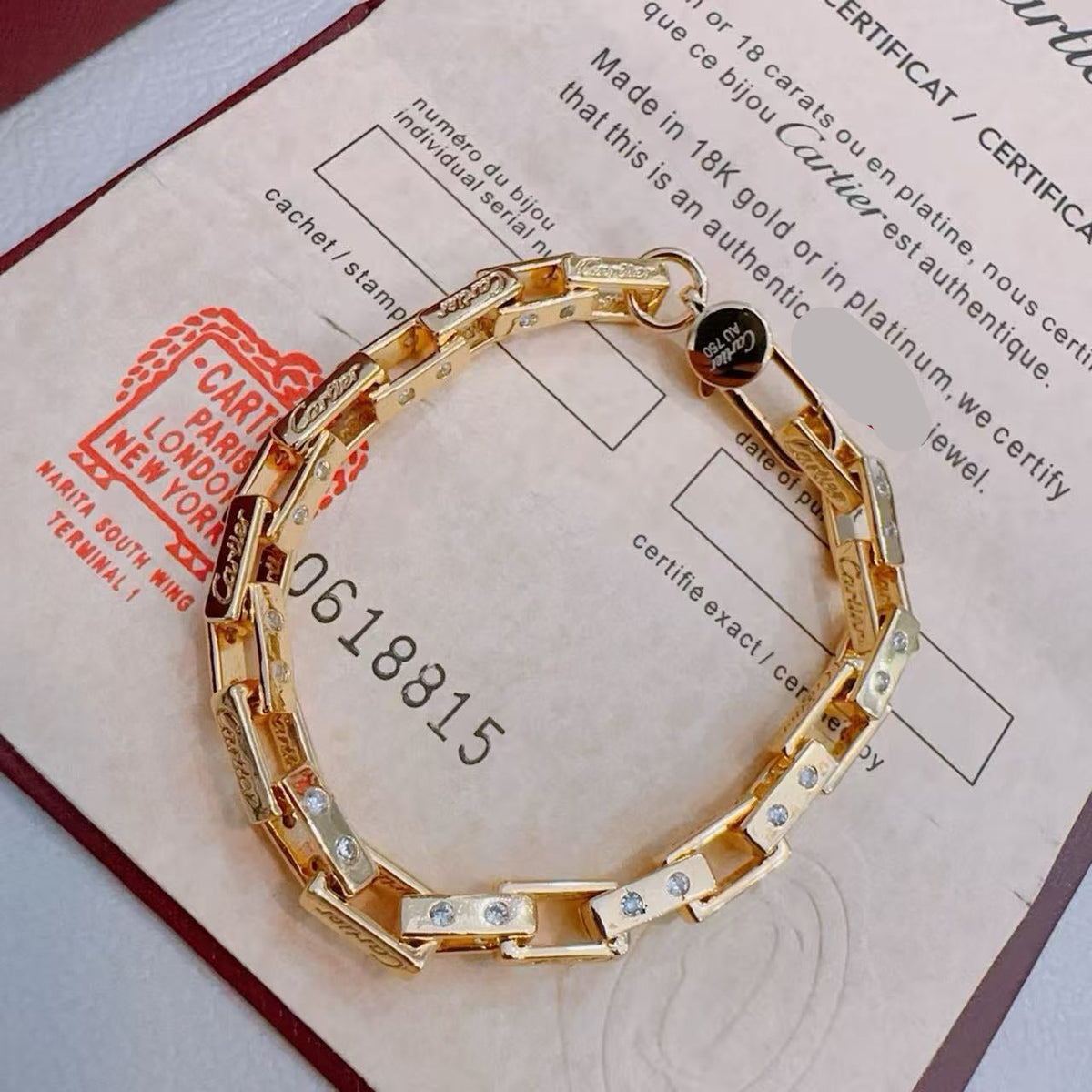 [Lume Jewels]18K gold bracelet