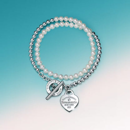 [Lume Jewels] Double-clasp Pearl Necklace、Bracelet