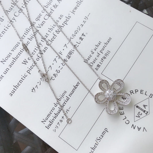 [Lume Jewels] Full diamond sunflower flower necklace