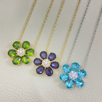[Lume Jewels] flower necklace