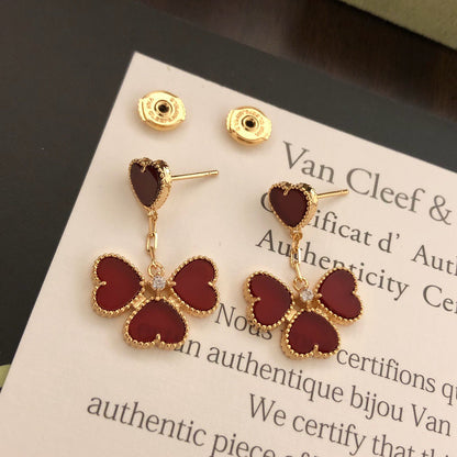 [Lume Jewels] Gold-tone Red Heart Pendant