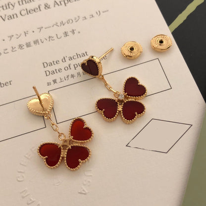 [Lume Jewels] Gold-tone Red Heart Pendant