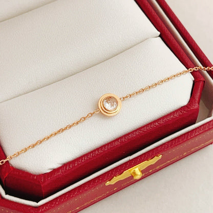 [Lume Jewels] UFO Series Single Diamond Bracelet