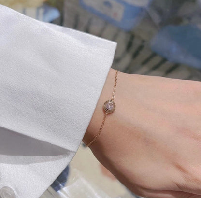 [Lume Jewels] UFO Series Single Diamond Bracelet