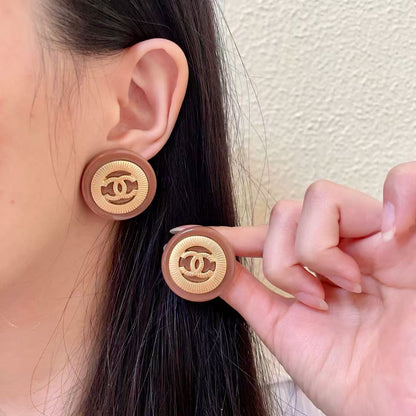 [Lume Jewels]Classic Double C Earrings