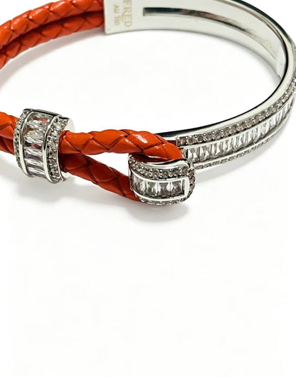 ¡®Lume Jewels2026 New Half-Diamond Horseshoe Buckle Bangle