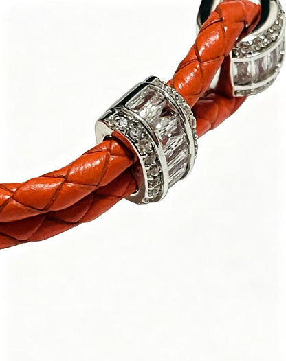 ¡®Lume Jewels2026 New Half-Diamond Horseshoe Buckle Bangle