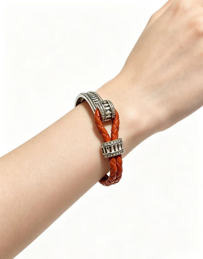 ¡®Lume Jewels2026 New Half-Diamond Horseshoe Buckle Bangle