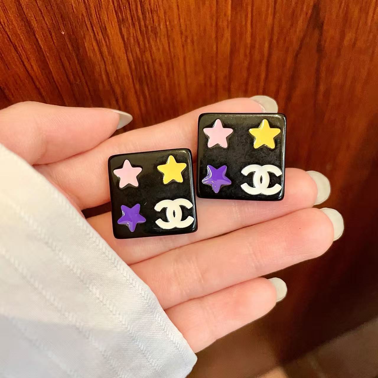 [Lume Jewels]Square Stud Earrings